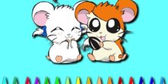 Hamster Coloring Book