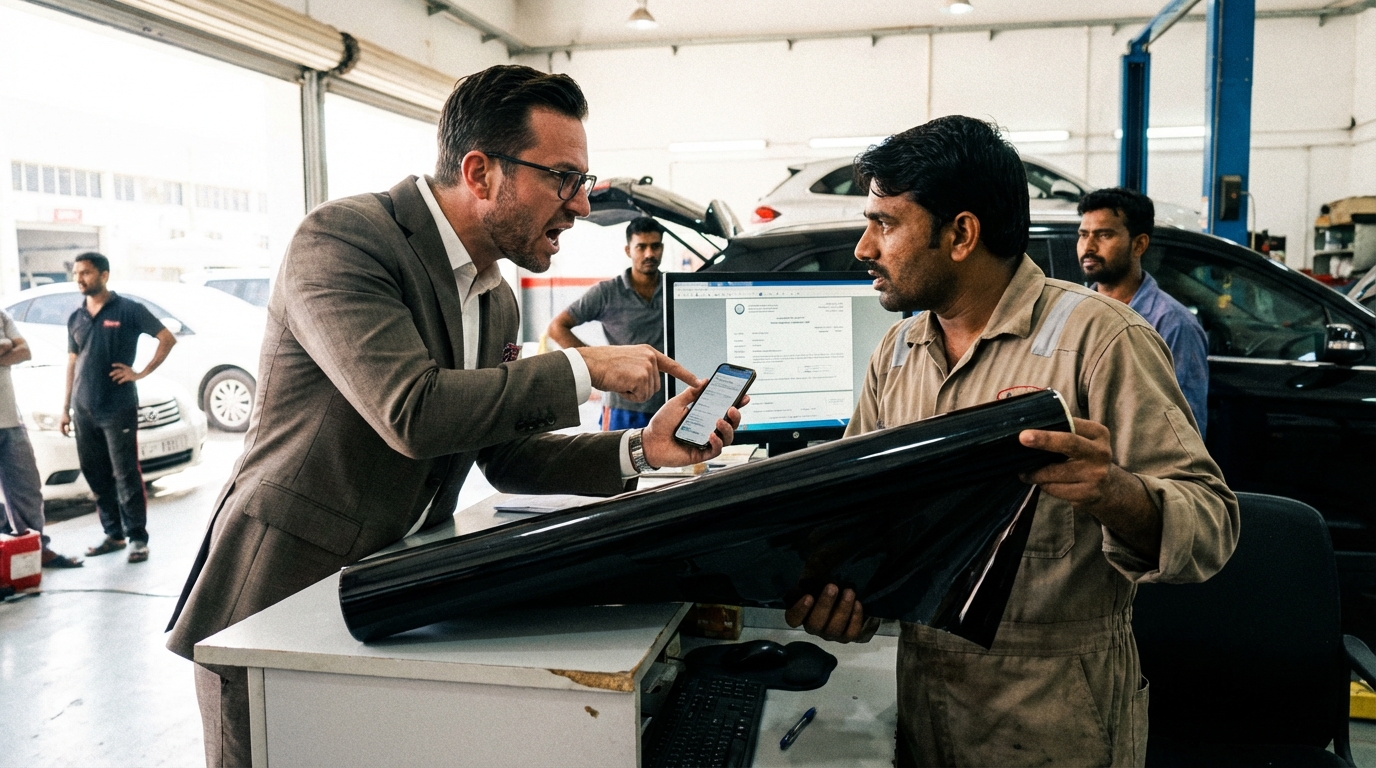 Dubai car window tinting laws