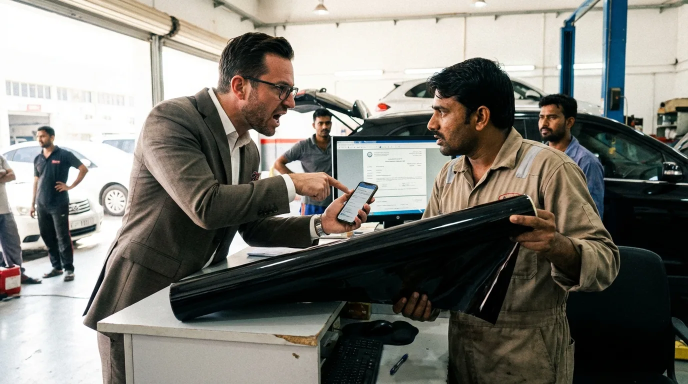 Dubai car window tinting laws