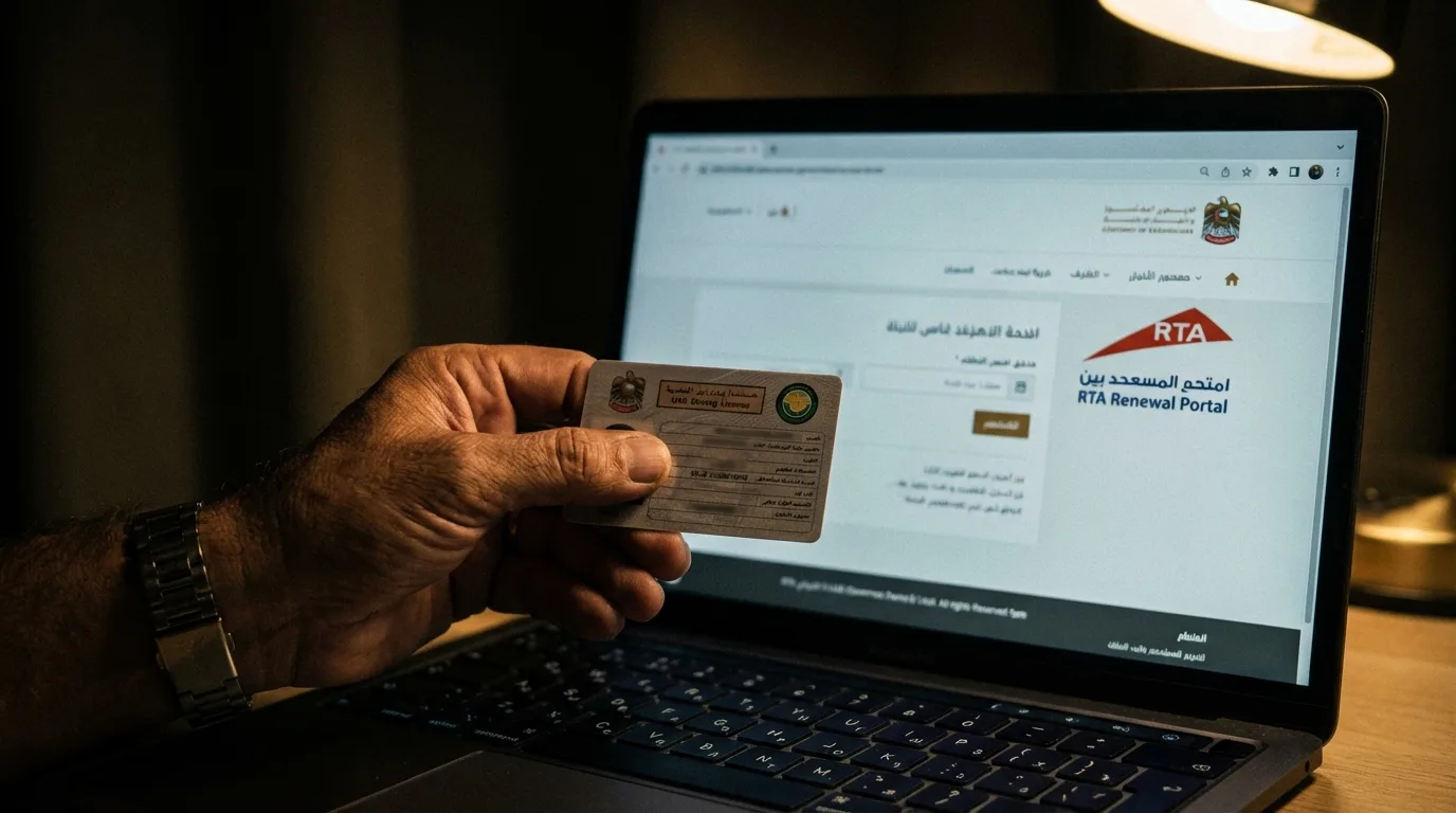 Dubai driving license renewal