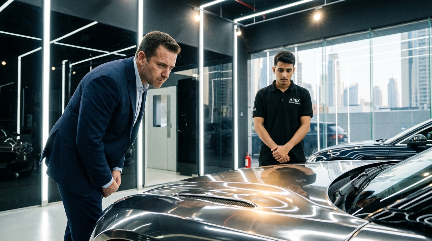 car ceramic coating in Dubai