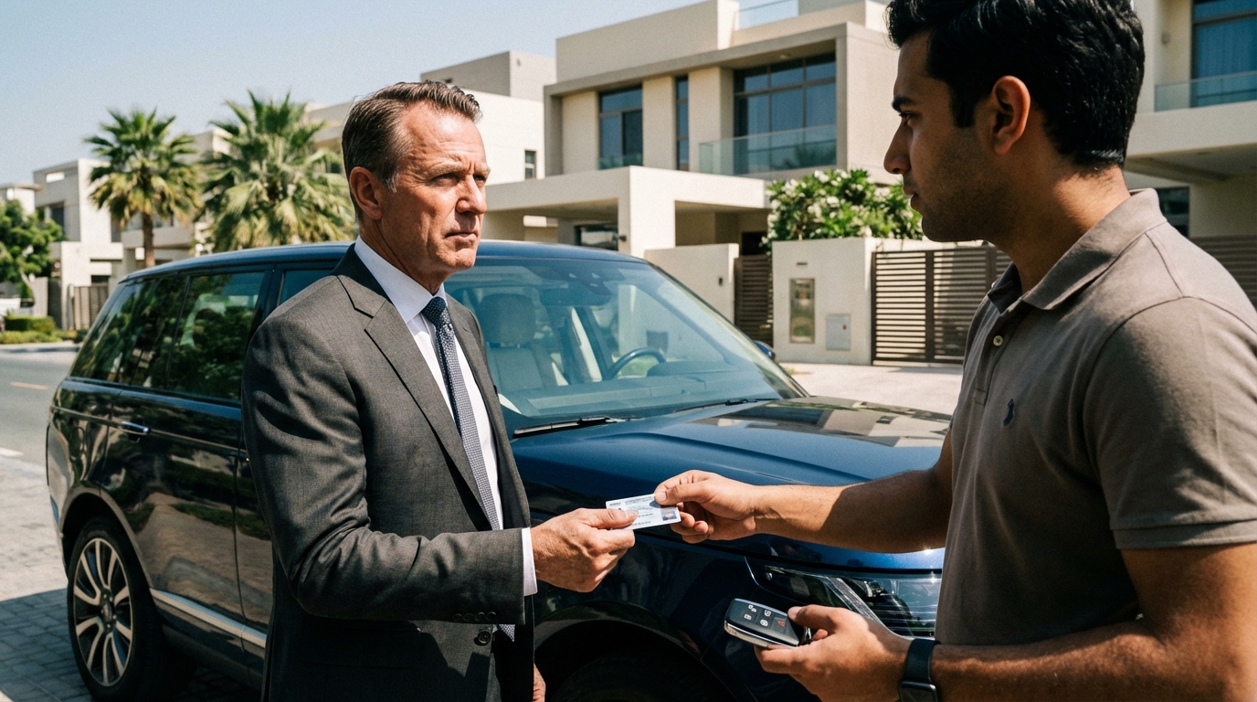 handling used car test drives in Dubai