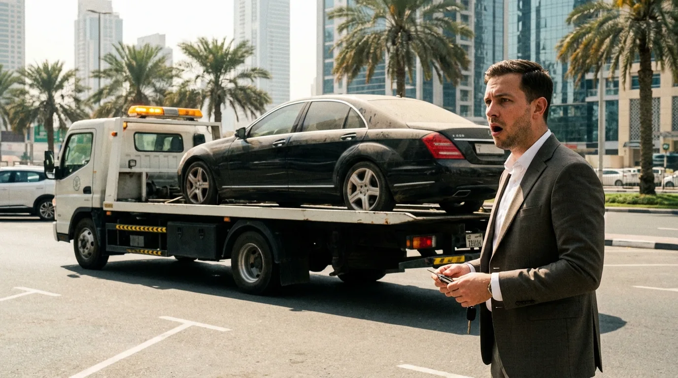 Dubai dirty car fine