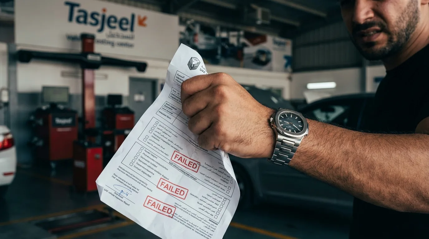 Tasjeel comprehensive test fail