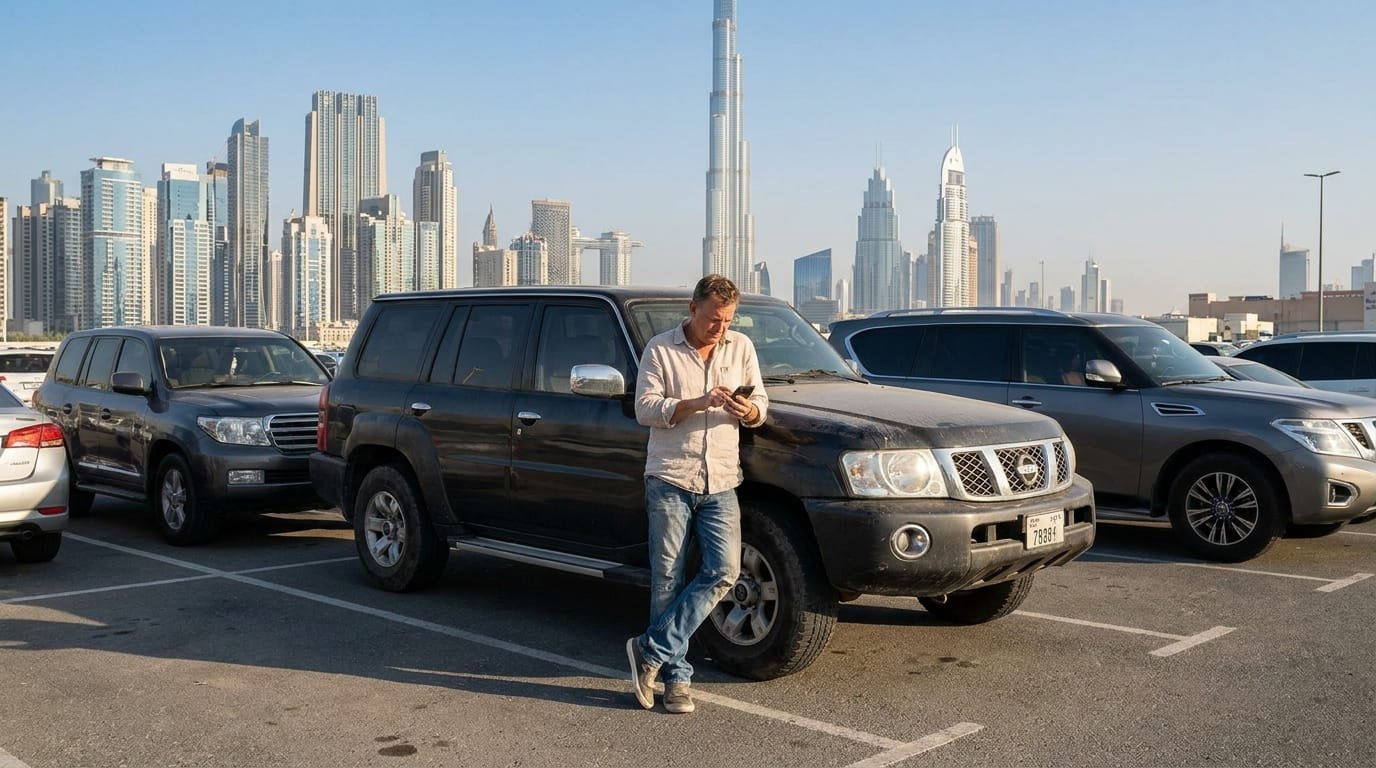 UAE expat checking RTA app mortgage status after DIB car loan release