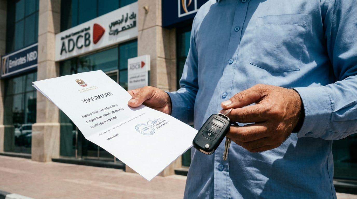 4000 AED salary car finance