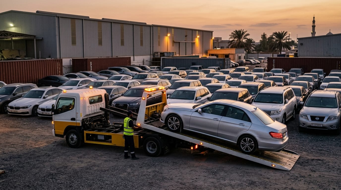 Vehicle repossession process for an unpaid UAE car loan