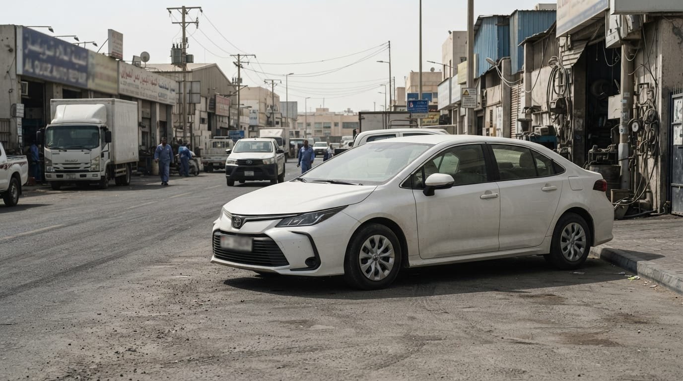 UAE used car market Dubizzle Corolla listings summer July August