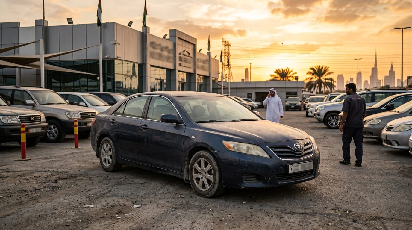 used car purchased through UAE freelancer car finance