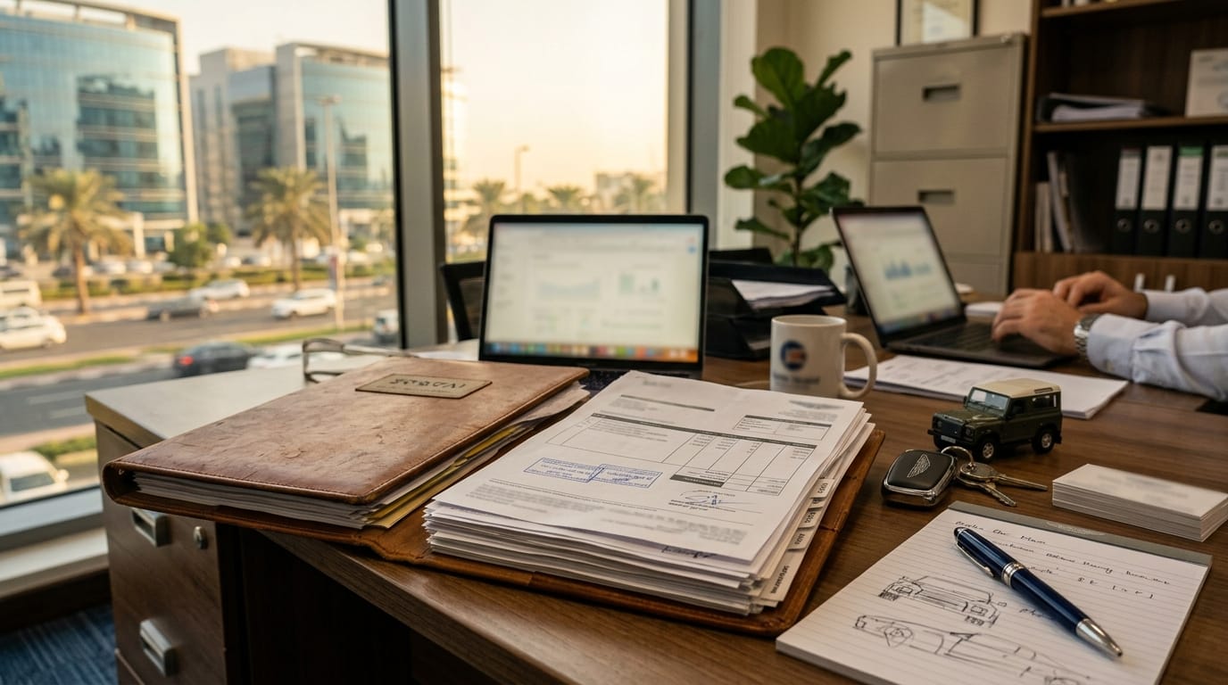 used car purchased through UAE freelancer car finance