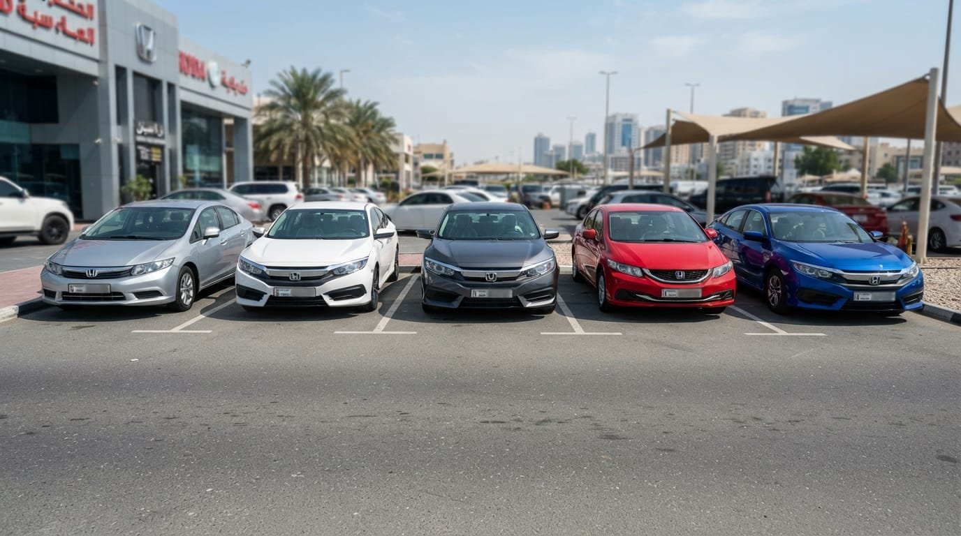 Used Honda Civic GCC and imported models UAE dealership