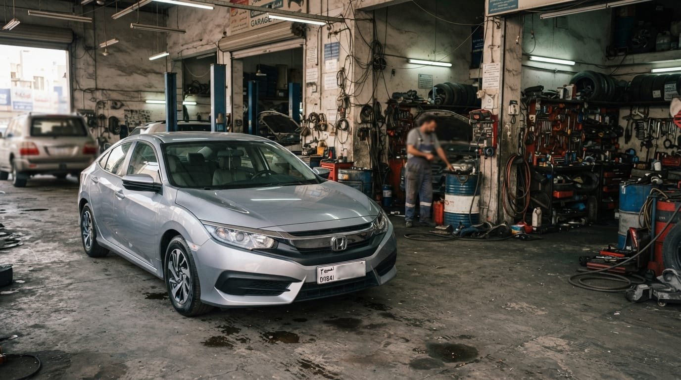 used Honda Civic UAE service history documents