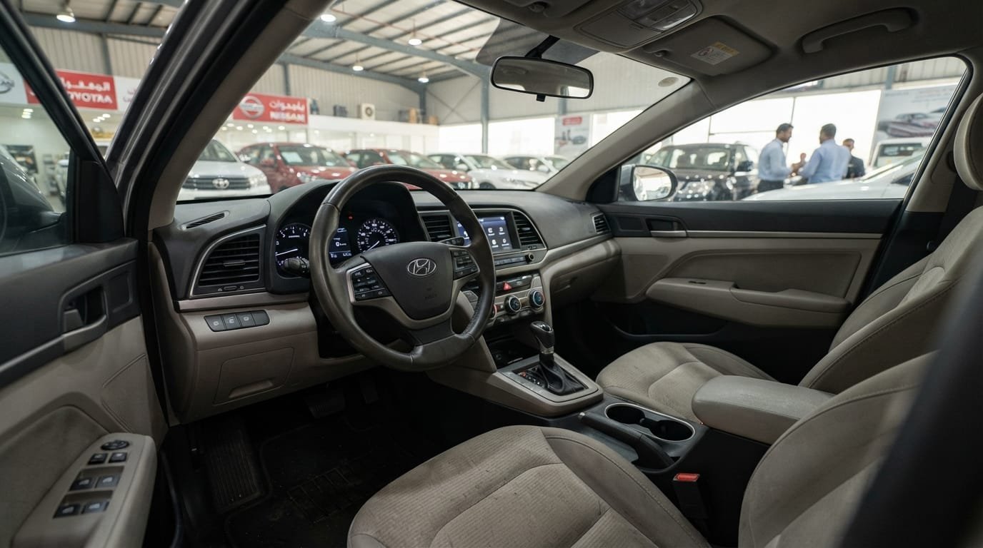 Hyundai Elantra 2019 GCC spec interior Dubai used car market