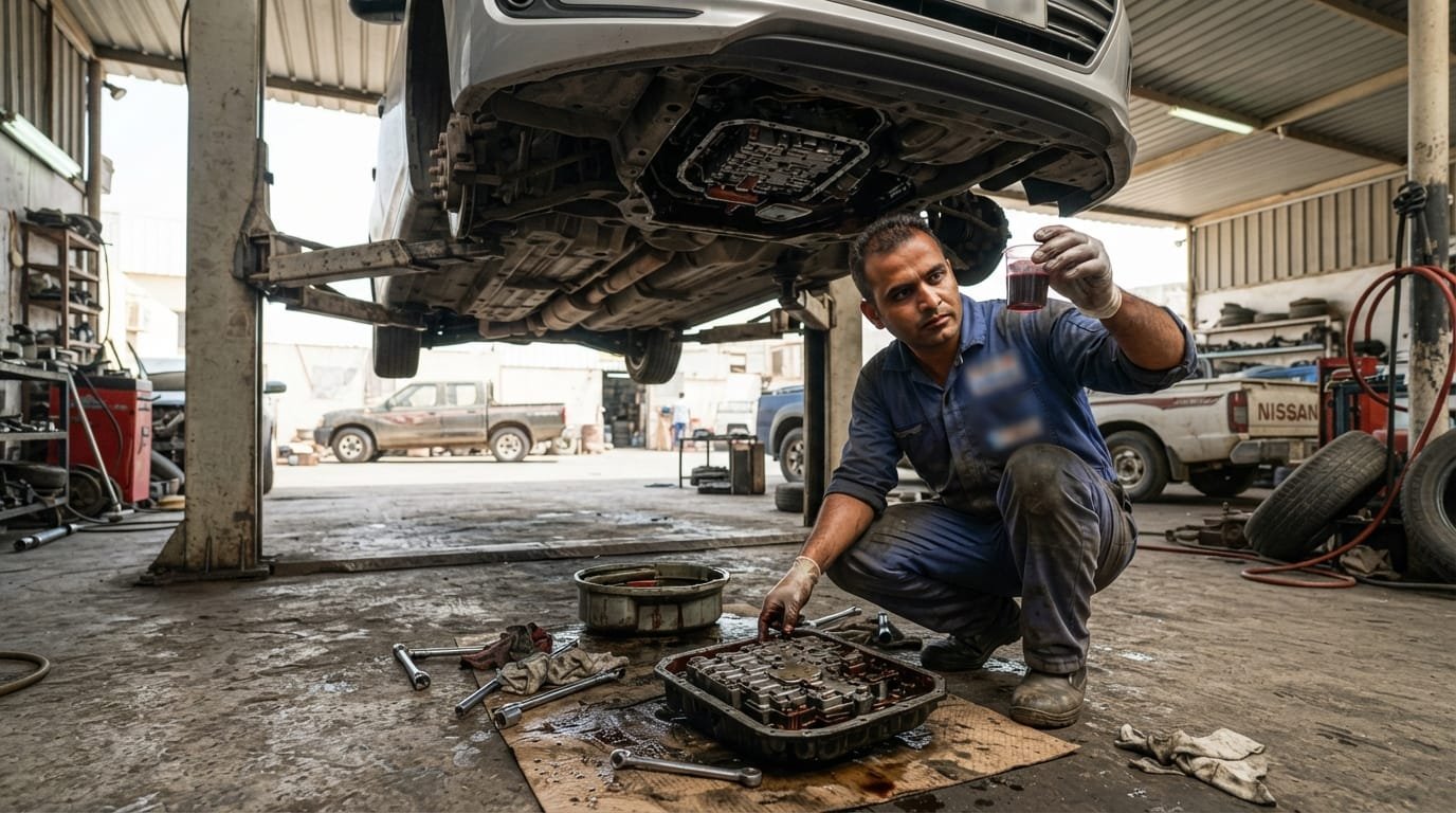 Hyundai Elantra CVT transmission inspection Dubai