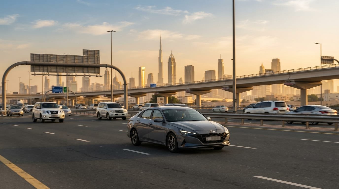 Hyundai Elantra used market UAE timing 2026