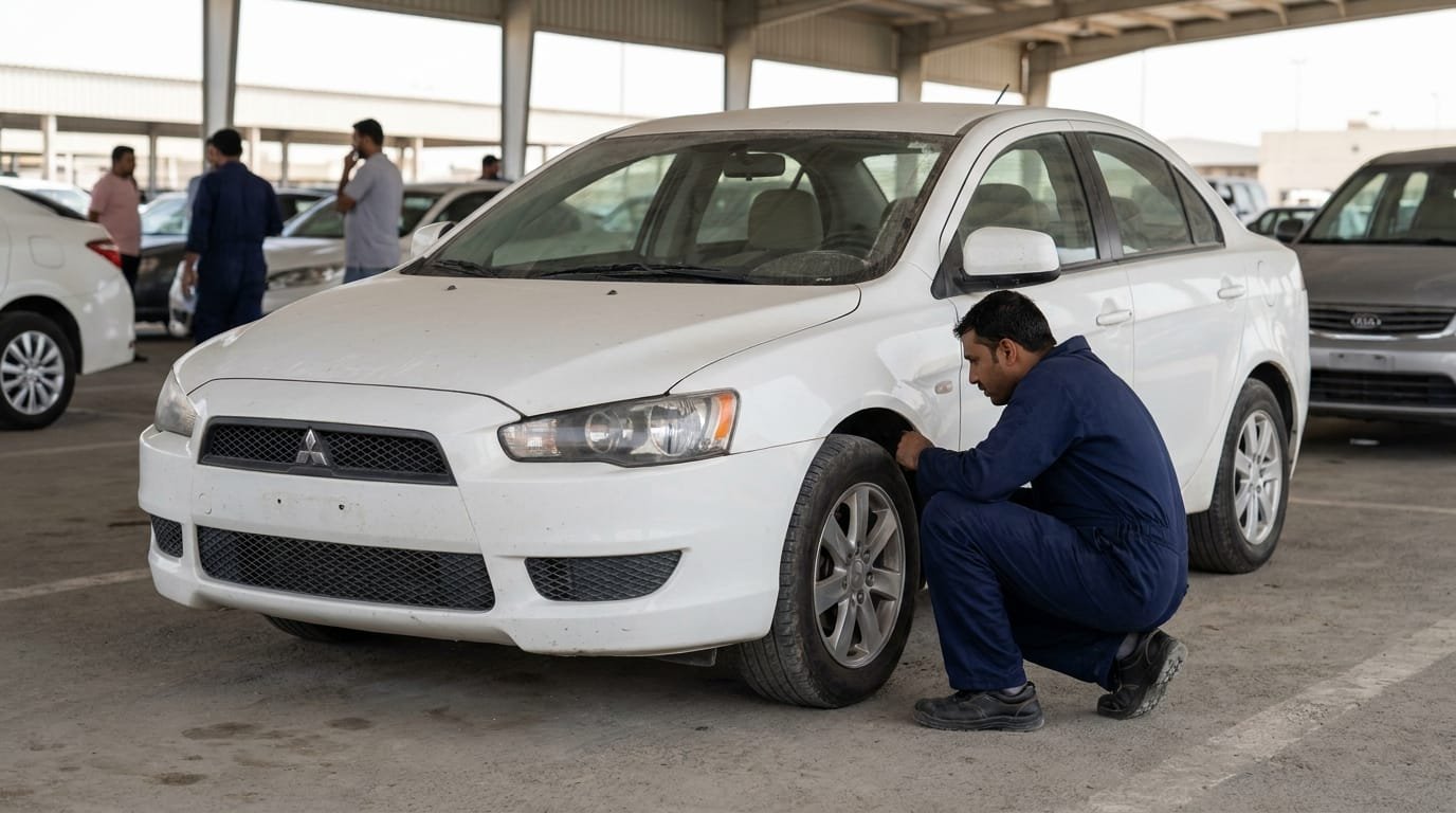 is used mitsubishi lancer reliable uae inspection Dubai