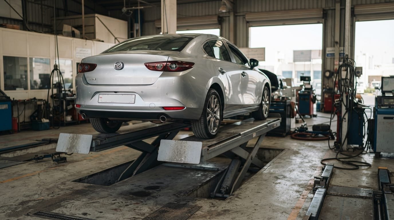 Mazda 3 VIN and vehicle history inspection in the UAE