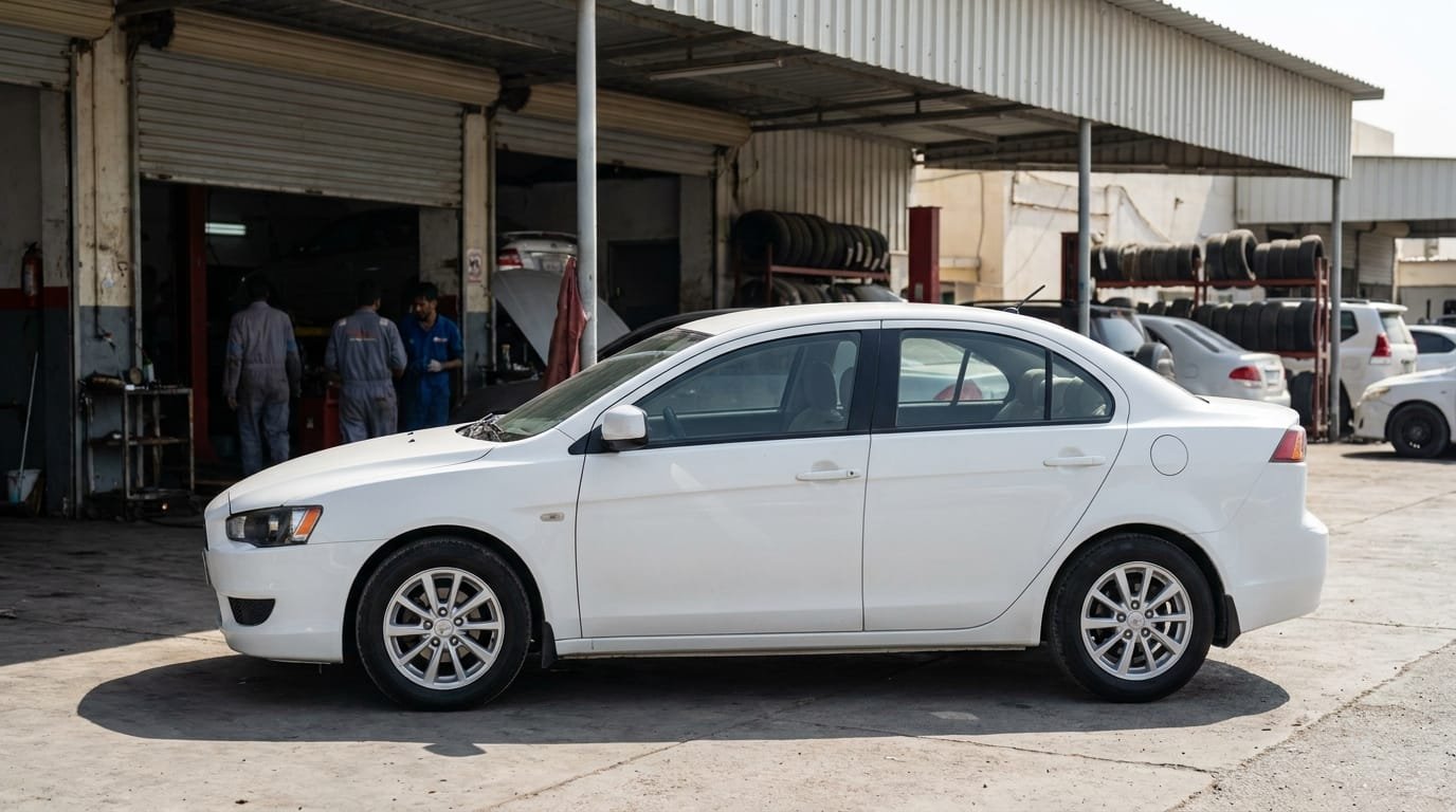 Mitsubishi Lancer CVT transmission check UAE