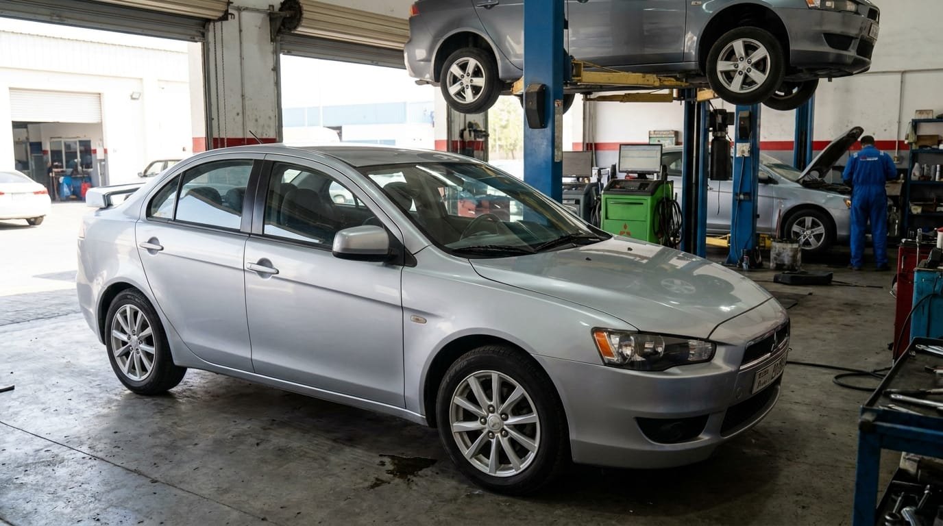 mitsubishi lancer repair cost uae inspection Dubai workshop