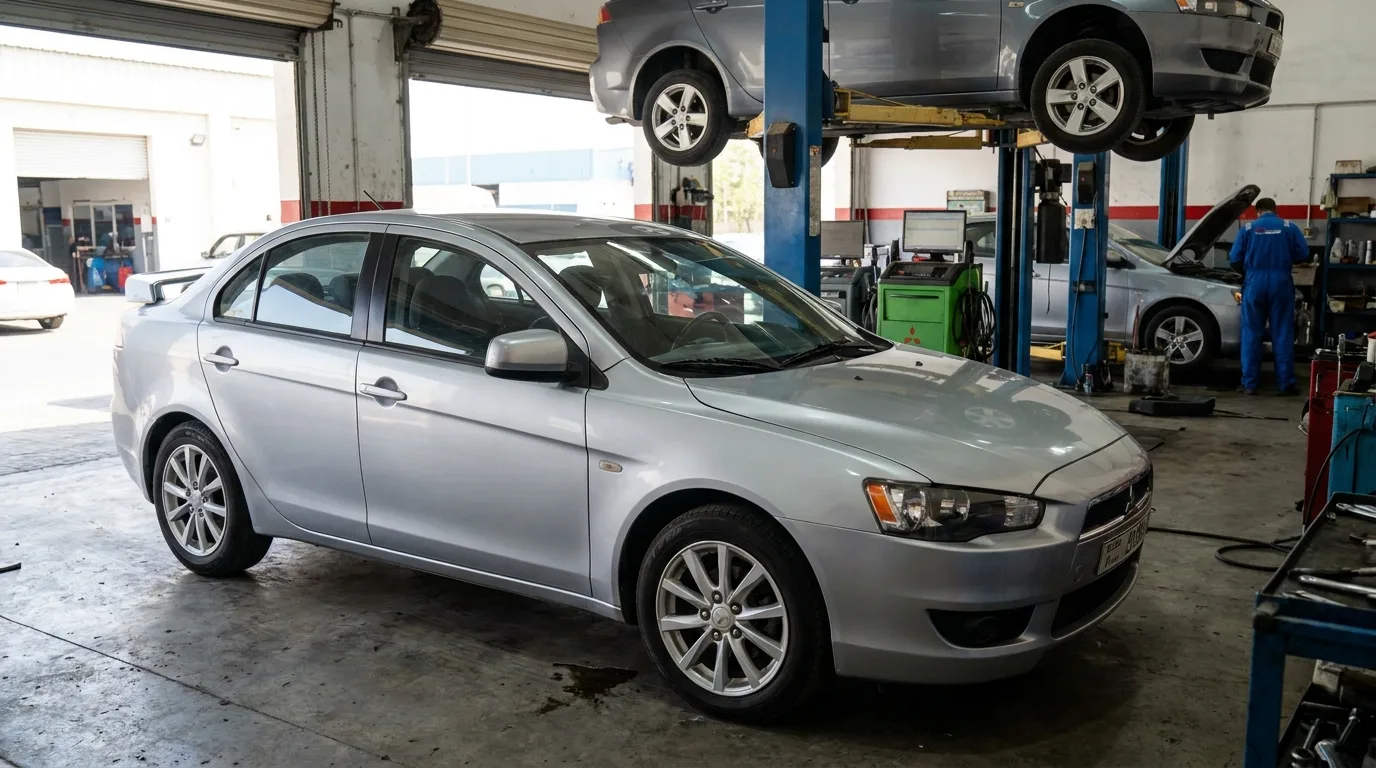 mitsubishi lancer repair cost uae inspection Dubai workshop