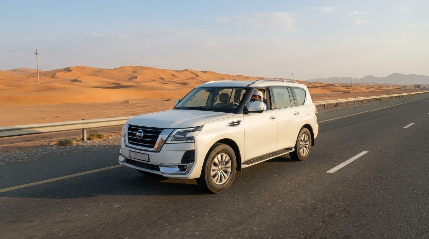 Used Nissan Patrol UAE desert white GCC spec 2020