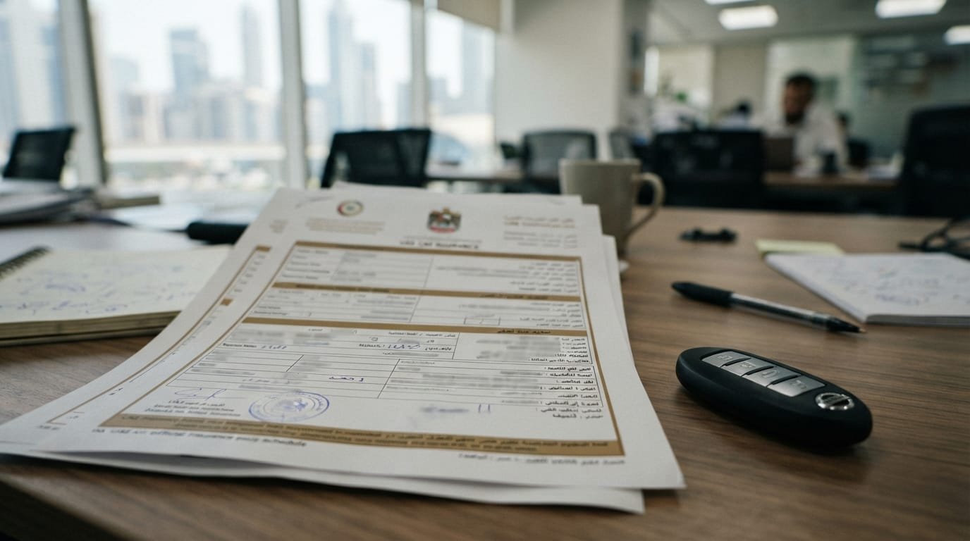 UAE car insurance third party vs comprehensive document comparison