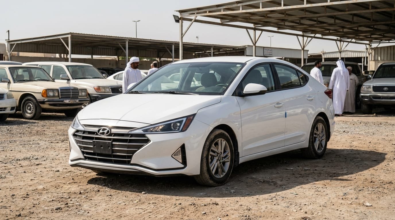 Hyundai Elantra 2020 UAE used car under 40000 AED Sharjah