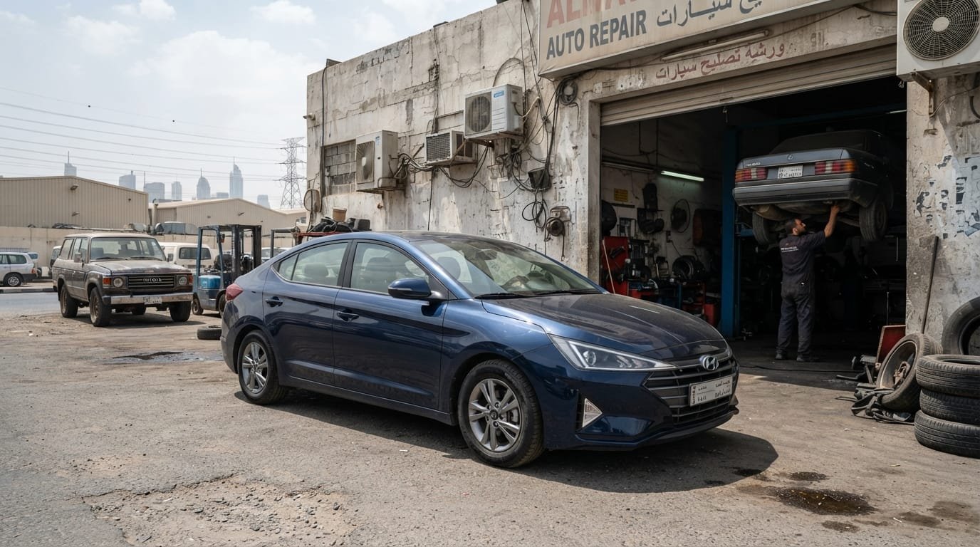 used hyundai elantra buying mistakes UAE inspection