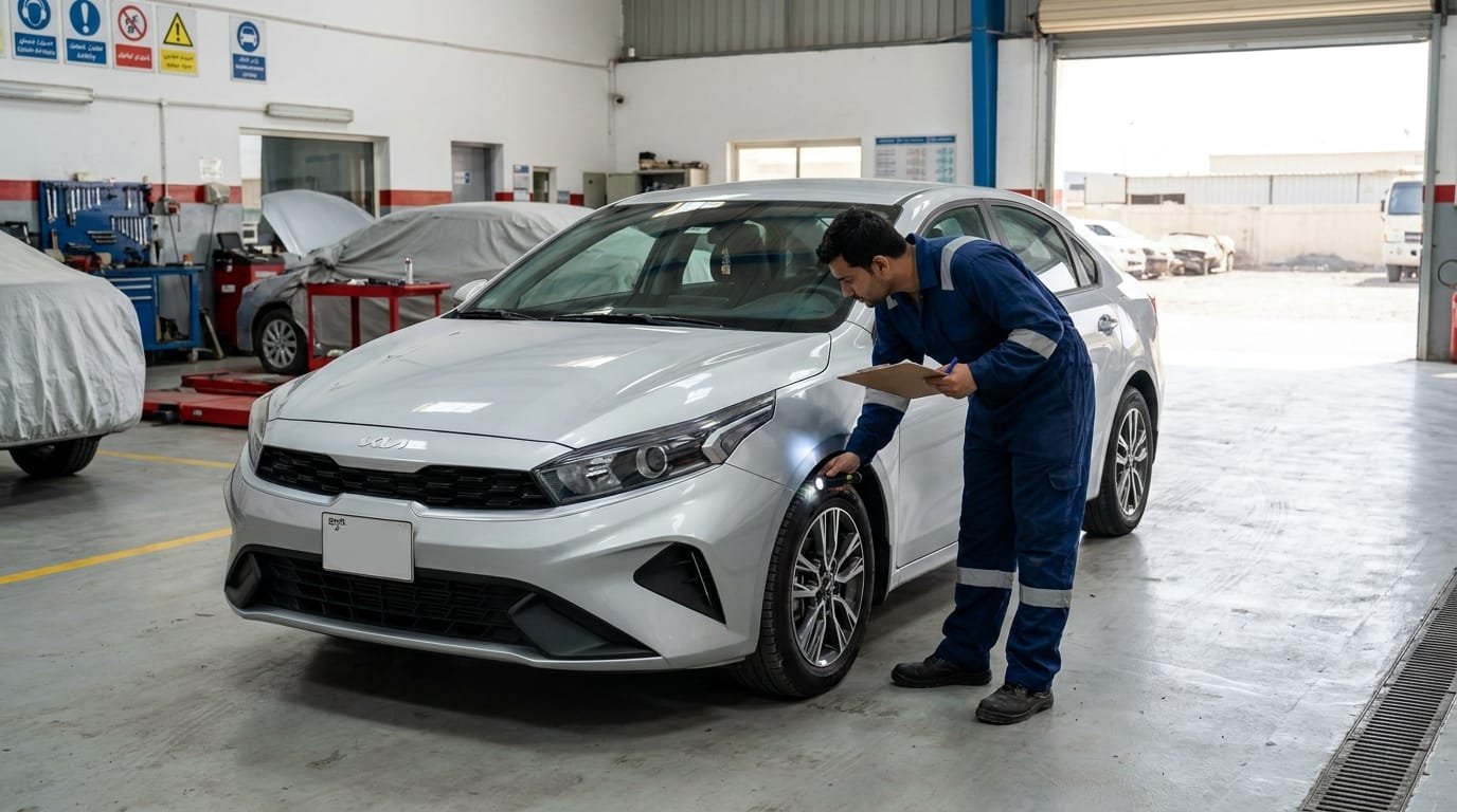 Used Kia Cerato buying mistakes UAE inspection