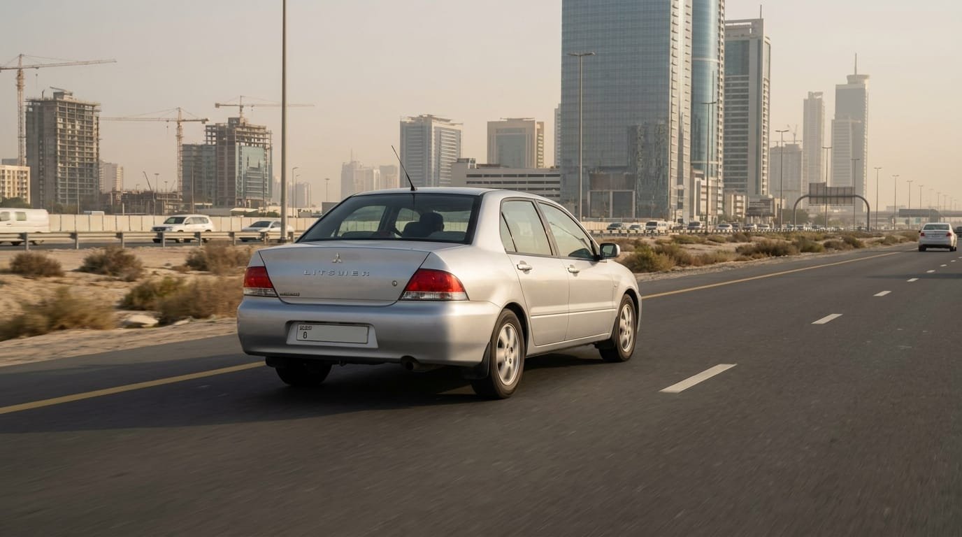 Used Mitsubishi Lancer UAE road test
