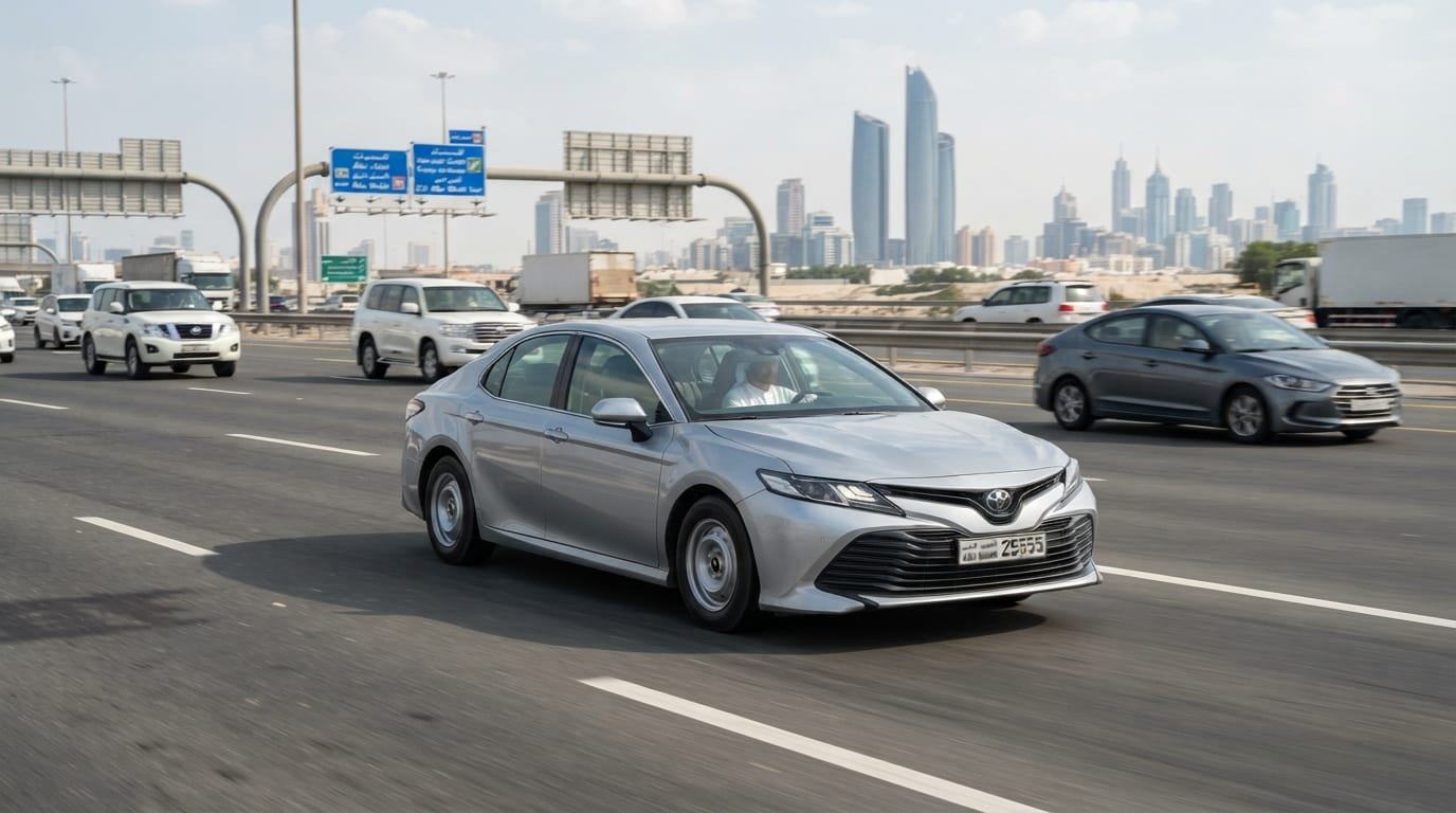 Used Toyota Camry 2020 GCC spec silver UAE resale