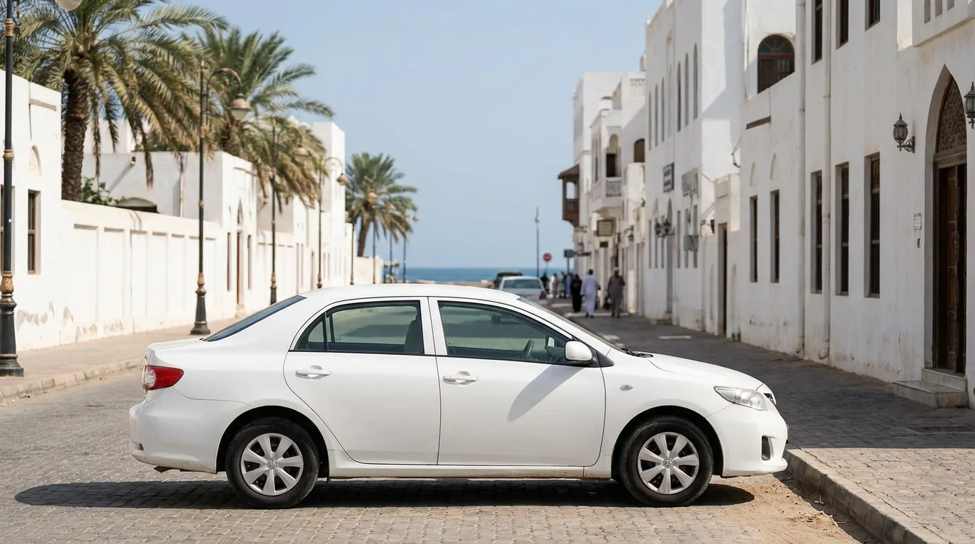 Oman used car market listing compared to UAE prices