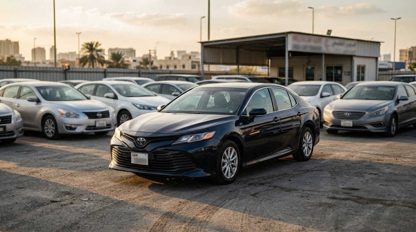 Toyota Camry dealership Dubai used car market