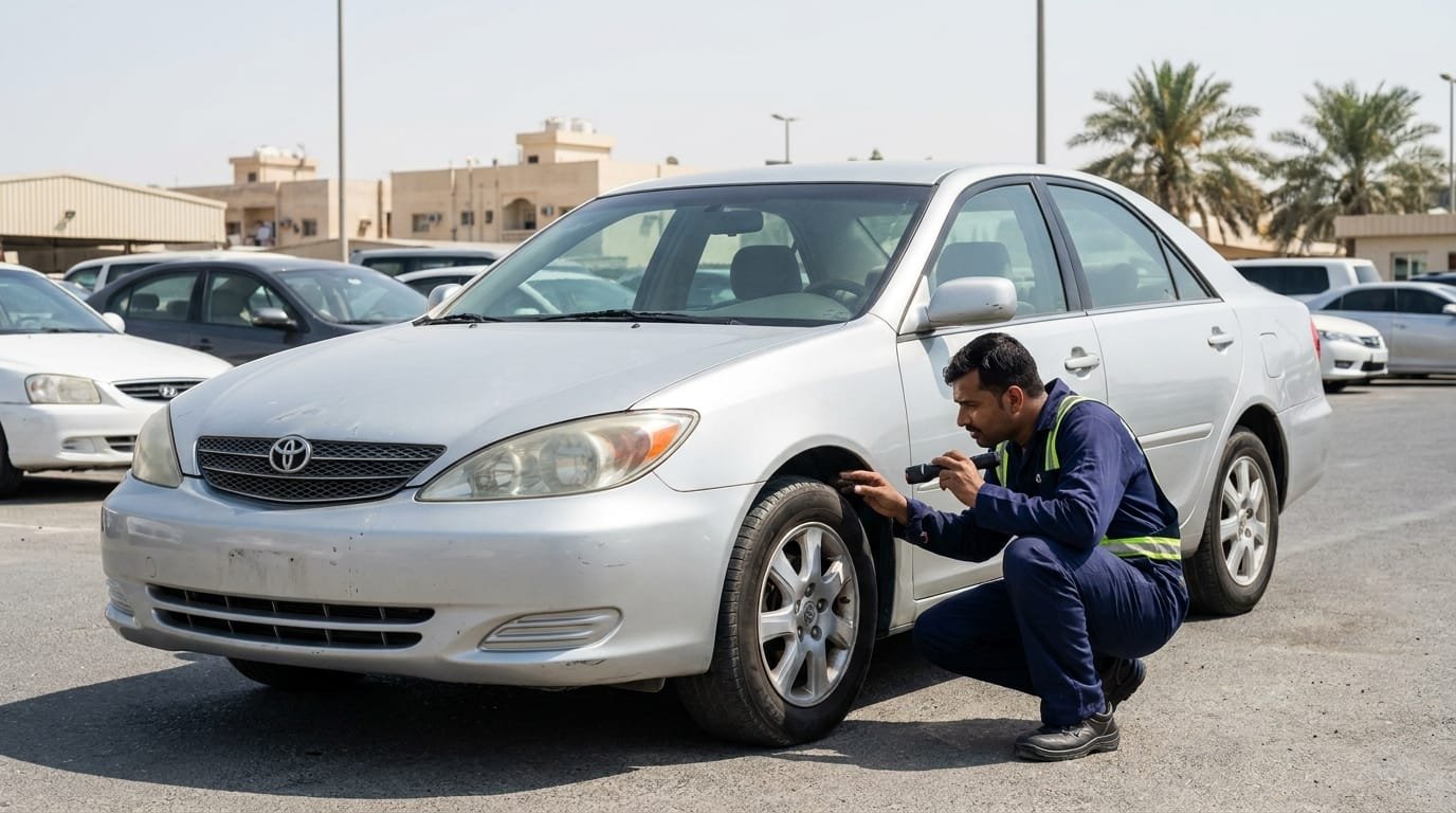Used Toyota Camry pre-purchase mechanical check UAE