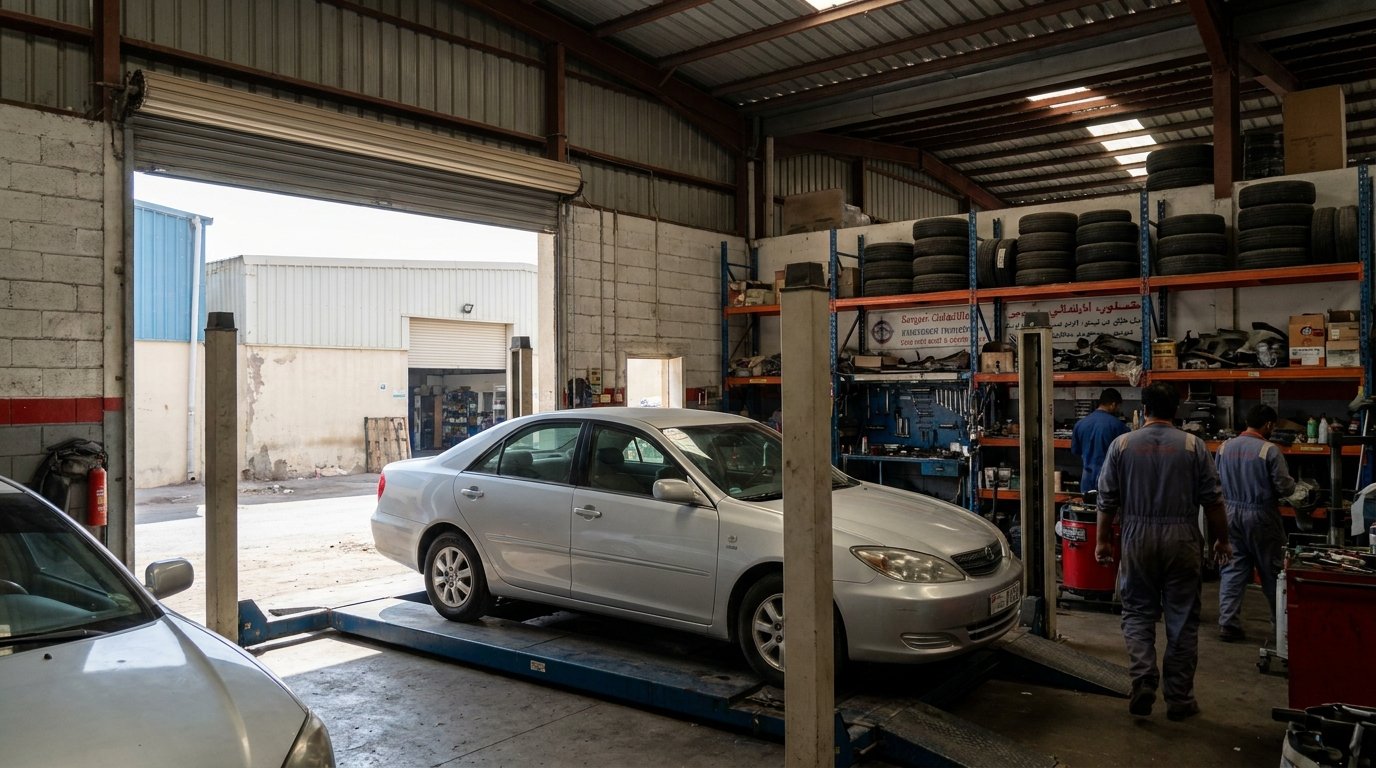 UAE Toyota specialist workshop Al Quoz Camry service