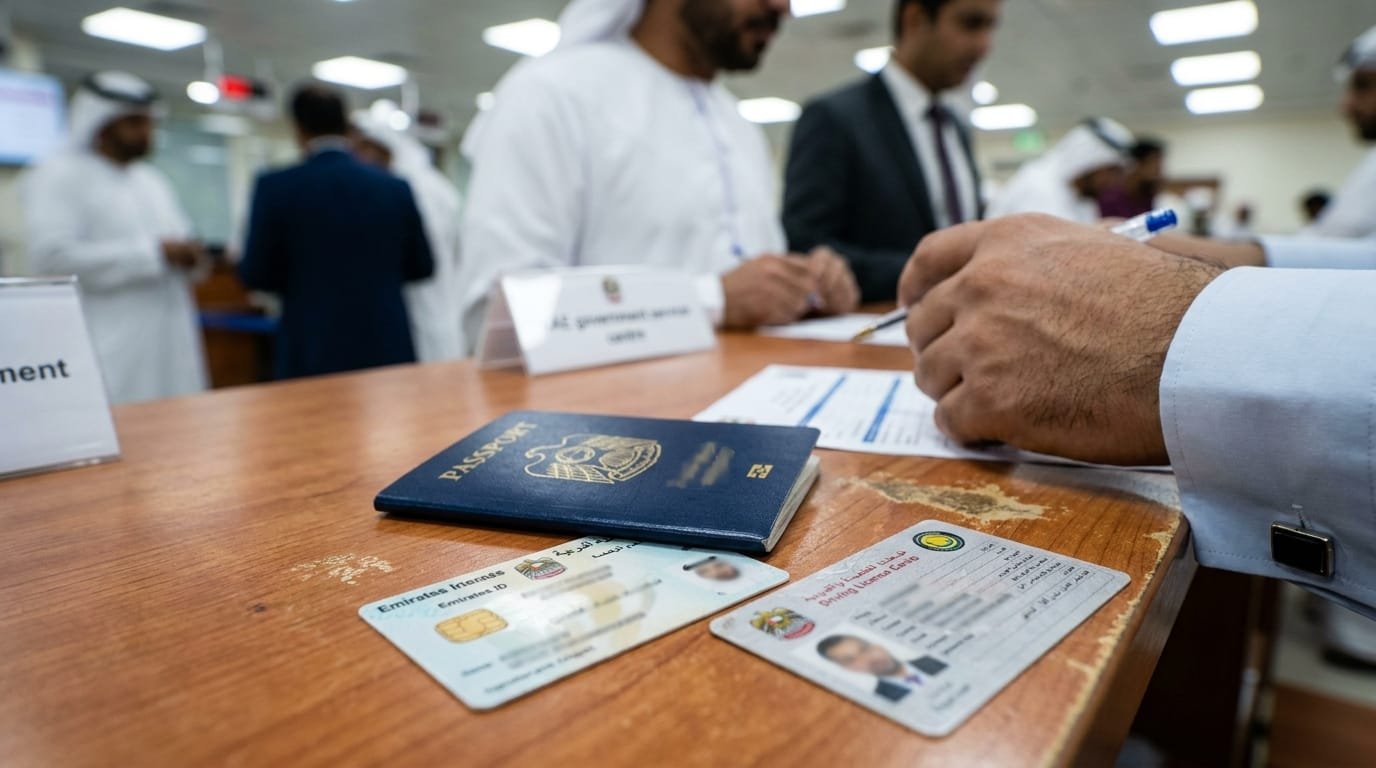 RTA driving licence exchange documents UAE