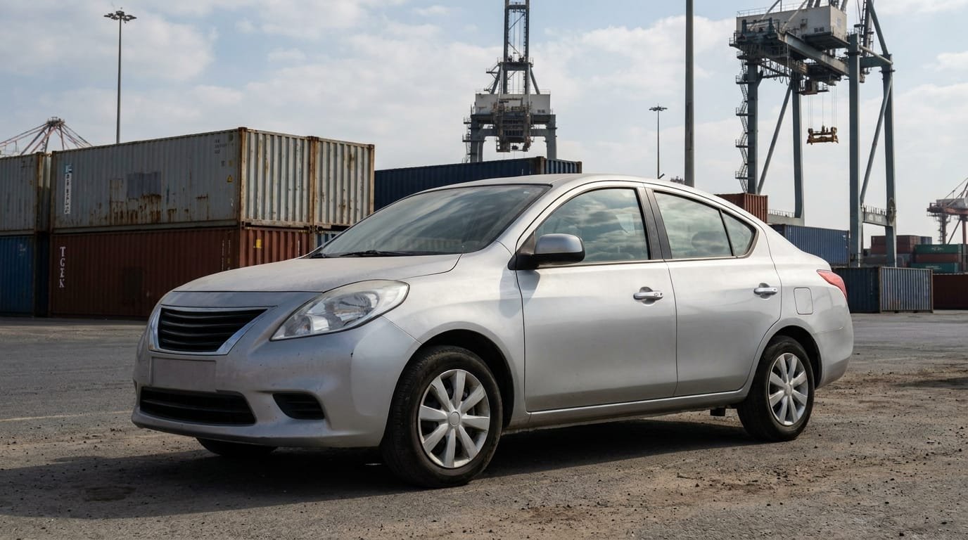 UAE import duty used cars customs clearance at port