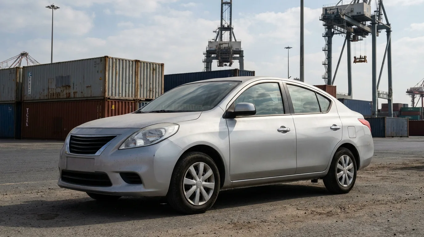 UAE import duty used cars customs clearance at port