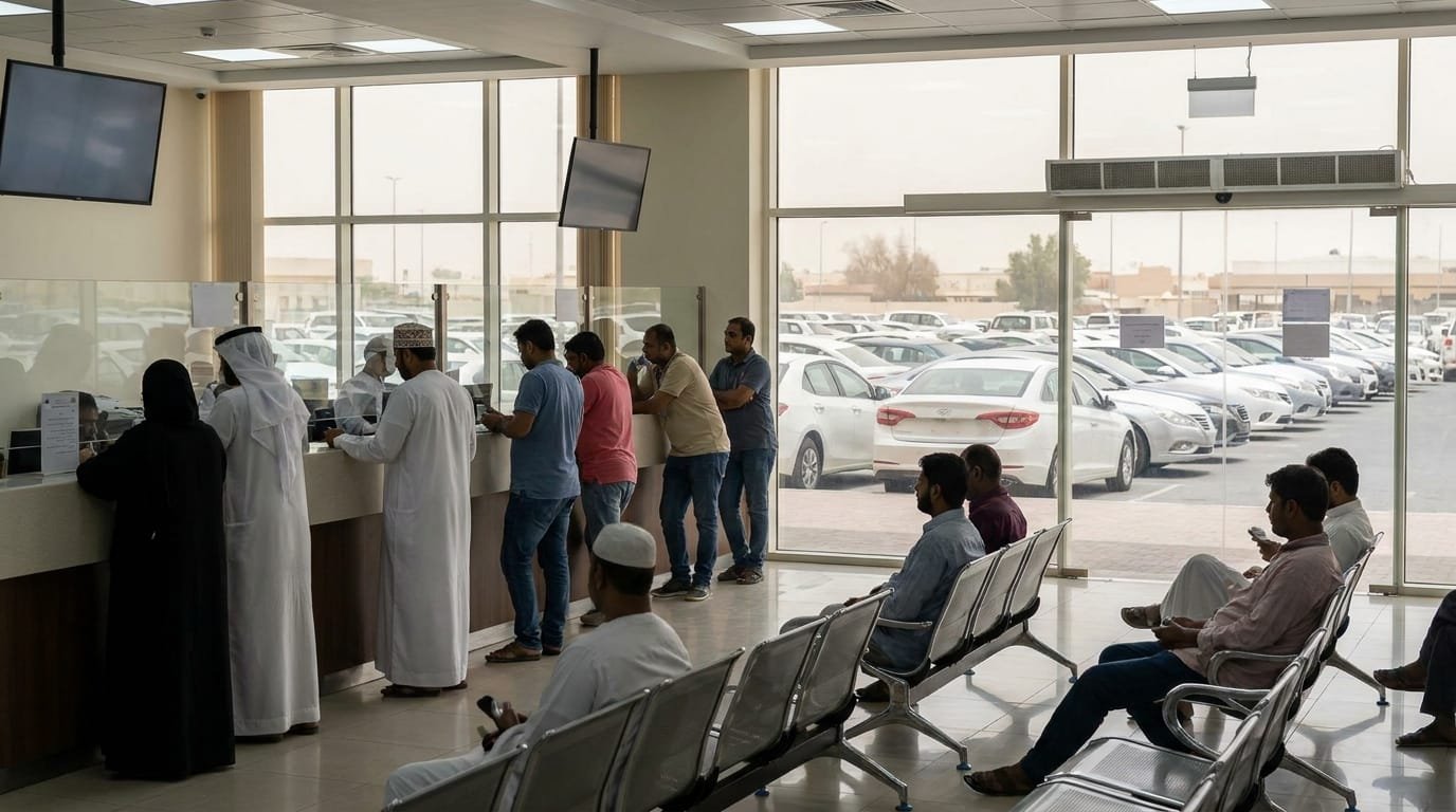 UAE driving licence renewal counter for new drivers