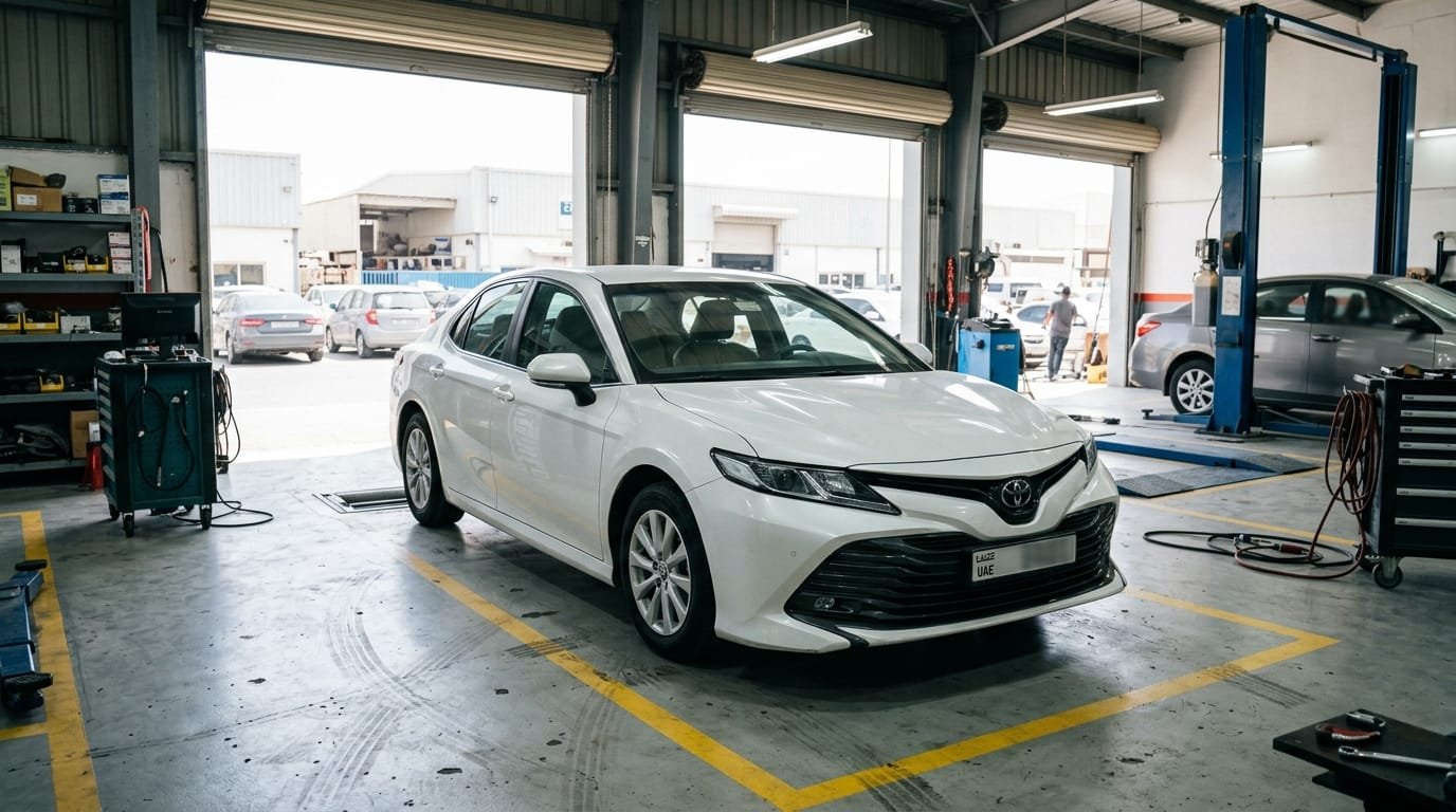 used Toyota Camry inspection before purchase UAE