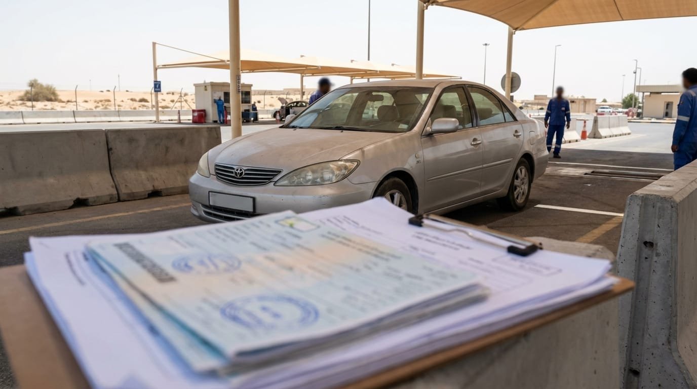 verified used car documents check UAE buyer